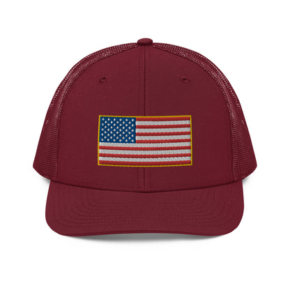 USA Flag Trucker Cap