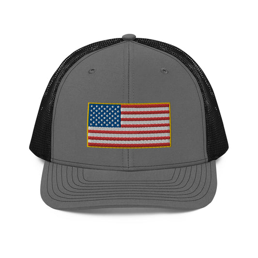 USA Flag Trucker Cap